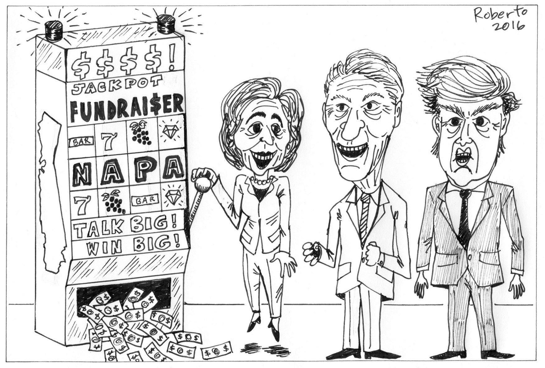 Editorial cartoon for Aug. 21, 2016